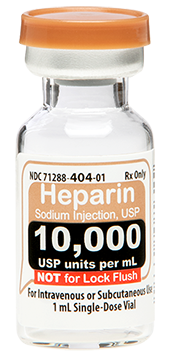 Heparin Sodium Injection, USP 10,000 USP units per 1 mL 